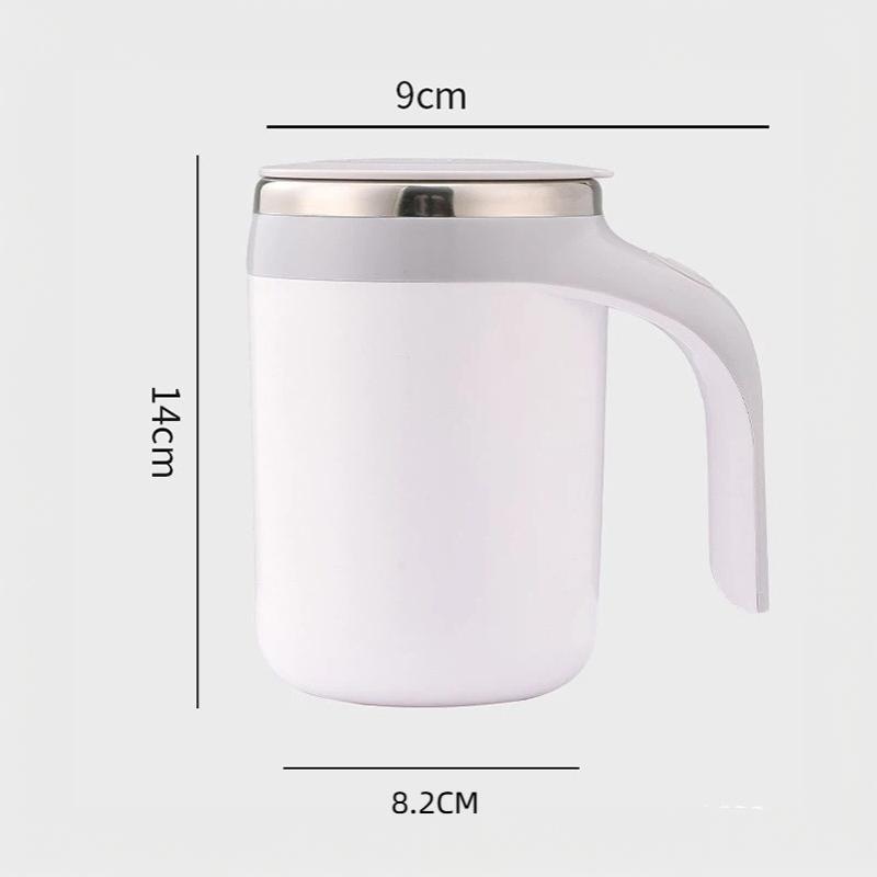 Portable Rechargeable Self Stirring Mug Electric Coffee Mixer Cup 380ml Food Grade Stainless Steel for Outdoor Picnic