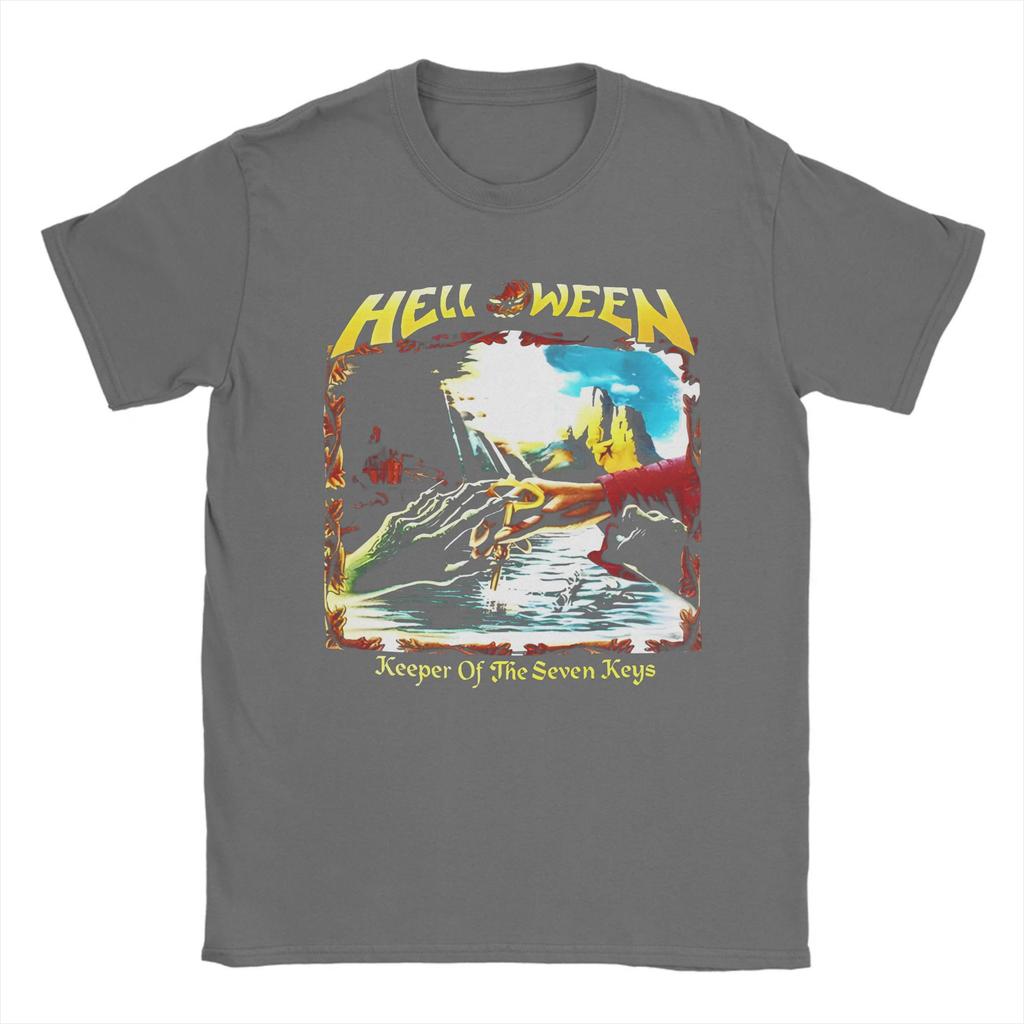 Tricou Bărbătesc Helloween Band Heavy Metal German Power Rock Hipster Tricou Mânecă Scurtă Gât Rotund Tricou 100% Bumbac Haine Imprimate