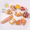 3D Simulation Cake Silicone Mold Waffle Croissant Biscuit Baking Mold DIY Scented Candle Mould Resin Molds Cake Decorating Tools