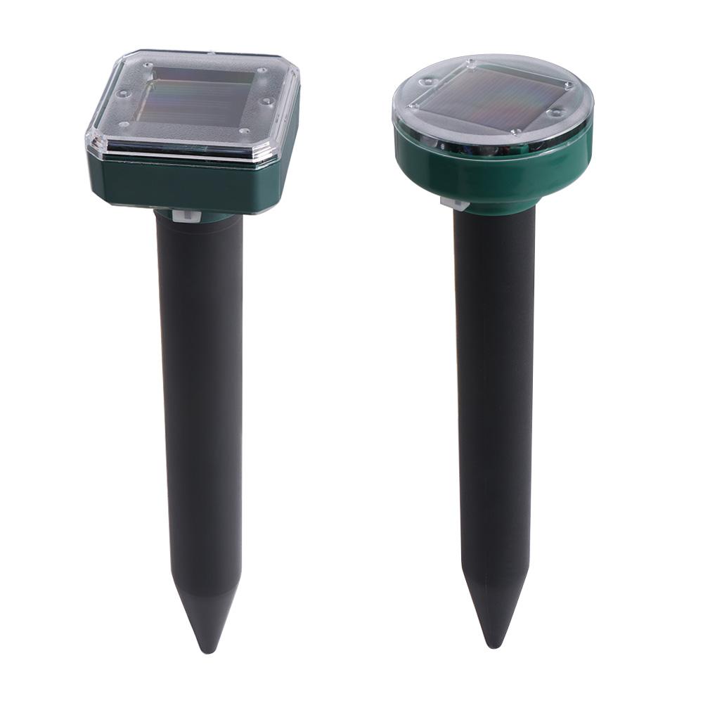 Quick Rodent Repellent Ultrasonic Snake Repellent Inserted Waterproof Solar Powered Snake Repellent Square Round Plastic Outdoor
