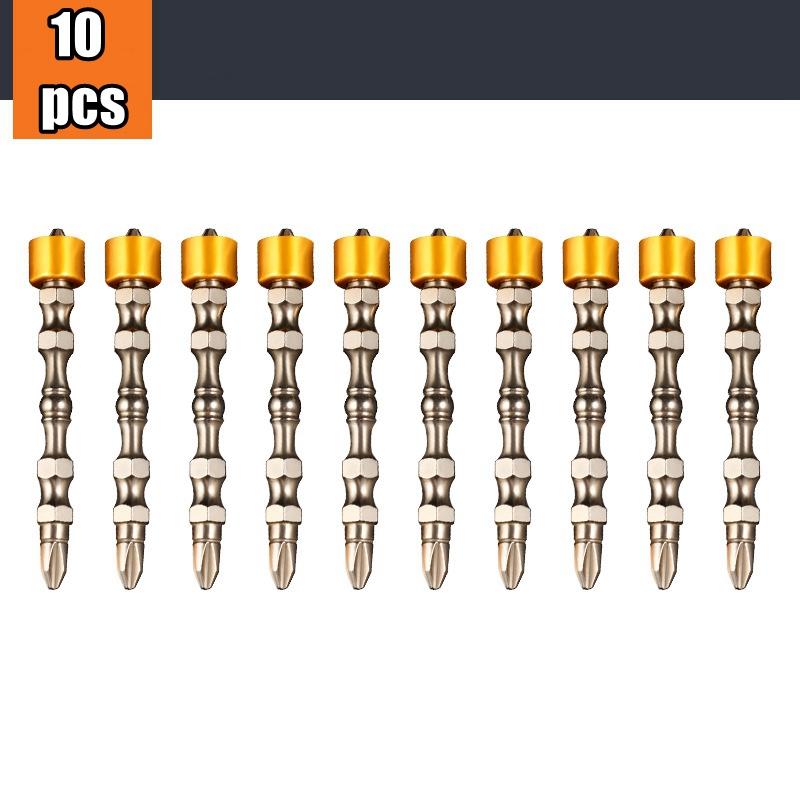 PH2 Hardness 65/110mm Screwdriver Bit Double Cross Head Hexagonal Handle Electric Screwdriver with Magnetic Ring Screwdriver Set
