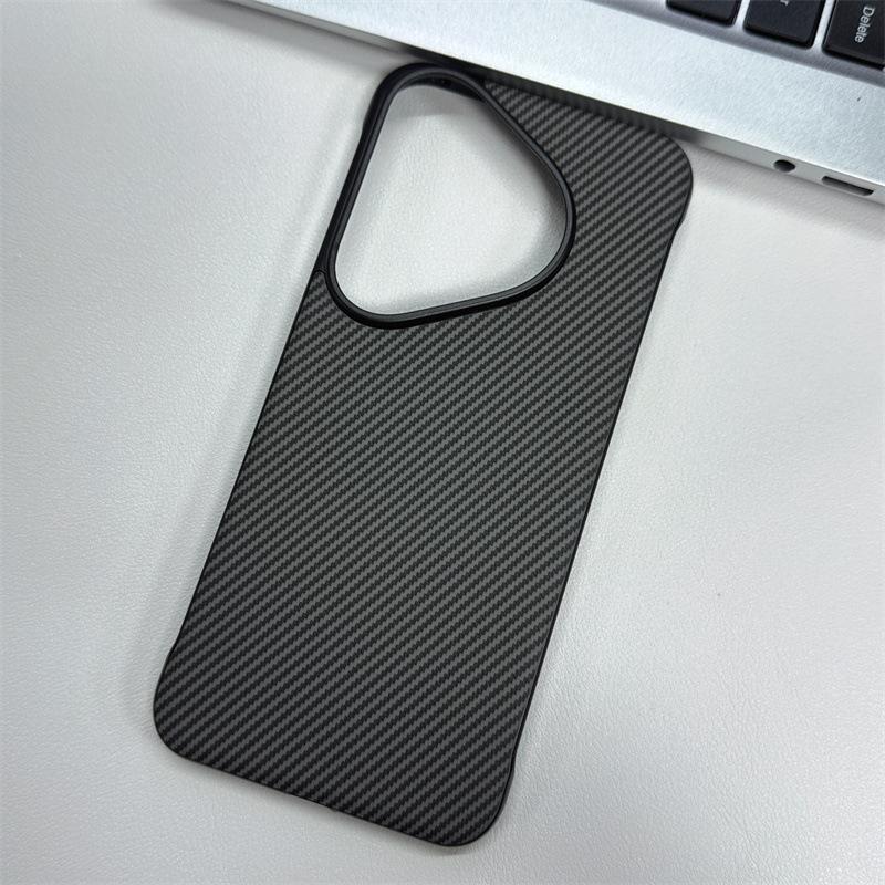 Applicable to Huawei Pura90Pro Carbon Fiber Pattern Sticker Frameless Mobile Phone Case Pura80 Magnetic Pura70 Set