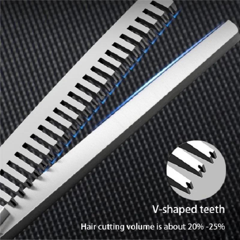 Professional hairdressing scissors barber accesories Hair Thinning Cut Metal Scissors Tooth Shears Styling Tool cutting scissors