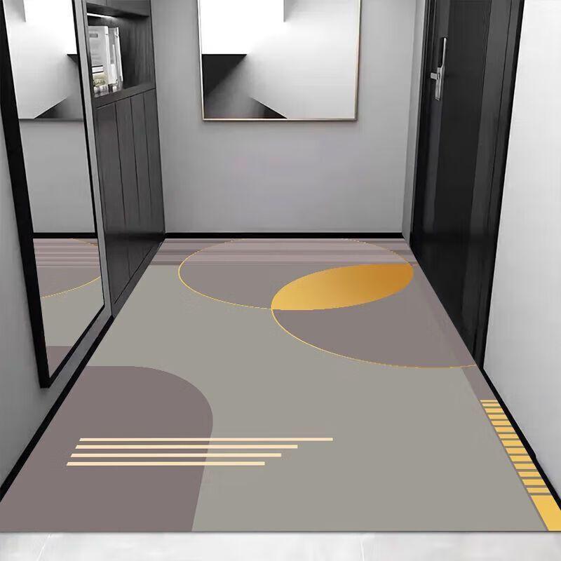 Non-Slip Decorative Entrance Mat: Foldable, Easy-Clean, Wear-Resistant Carpet
