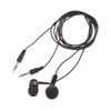 1Pc Earpiece 3.5Mm Plug Single Side Headset Headphone Dual Channel Earphone For Laptop Pc Headset