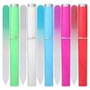 5Pcs Glass Nail File with Case Crystal Fingernail Files Set Double Sided Finger Nail Files Professional Manicure
