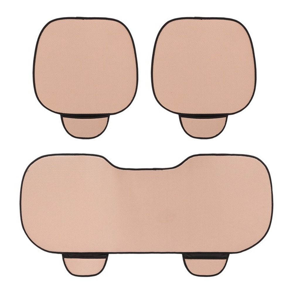 Ice Silk Material Three-Piece Set Cool Breathable Fabric Universal Car Seat Cushion Summer Use
