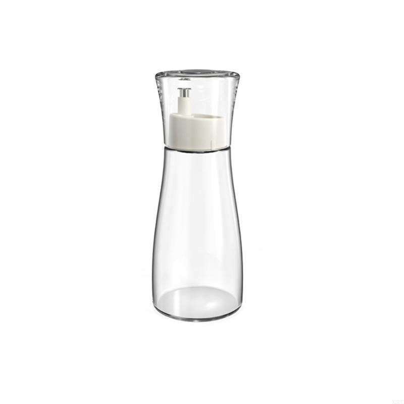 

Durable Glass Oil Bottle with Controlled Pourer for Healthy Cooking X3UC