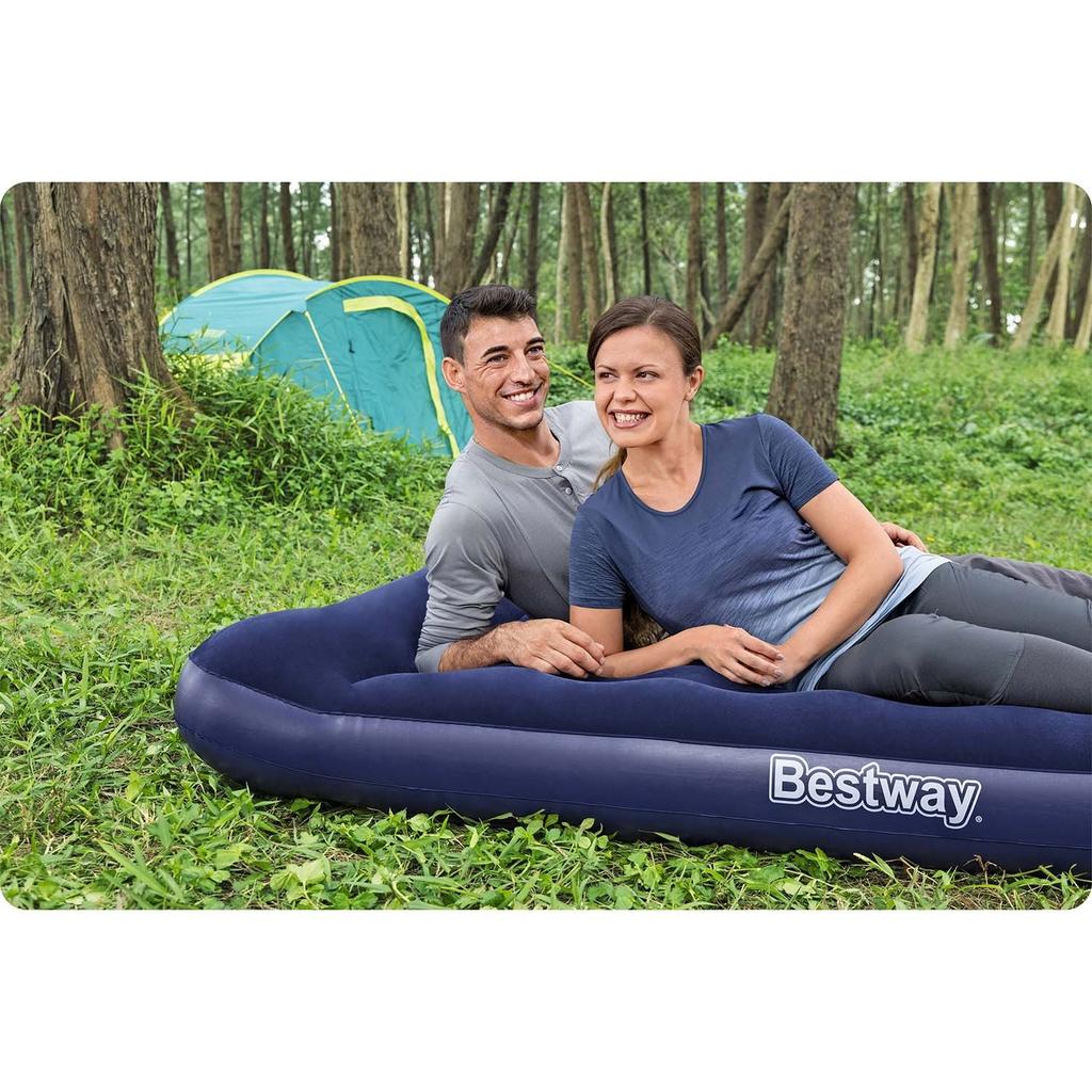 Air Mattress 191X137X28 Cm With Built-In Foot Pump Bestway 67225