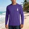 Men's Long Sleeve UPF 50 Plus Sun Protection Shirt Basic Breathable Loose Fit Outdoor Casual T-Shirt with Quick Dry Cooling Fabric