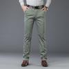 Men's Slim Fit Casual Pants - Elastic, Comfortable, Skin-Friendly, Suitable for Business or Casual Wear In Spring, Autumn, and All Seasons.