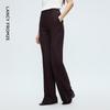 Lancy Women's Ankela Red Wool Blend Suit Pants