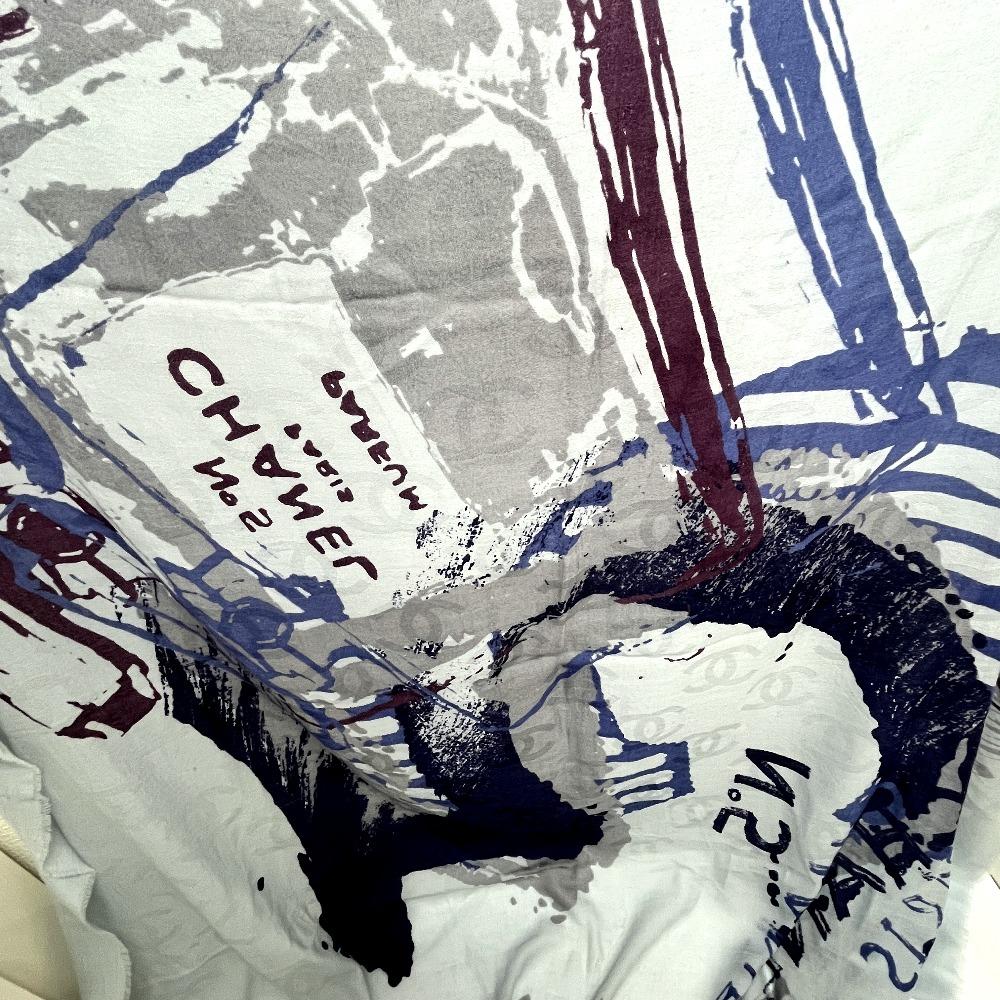 Chanel Perfumy nr 5 Odzież Duża Stola/Szal Szal kaszmirowy niebieski