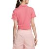 Nike Sportswear Essential Solid Polo T-Shirt Women Tops Pink DV7885-611
