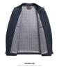2026 Men's Spring/Autumn Business Casual Stand Collar Jacket: Middle-aged Zipper Style