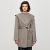 Tatu Autumn/Winter Wool Blend Hooded Short Coat