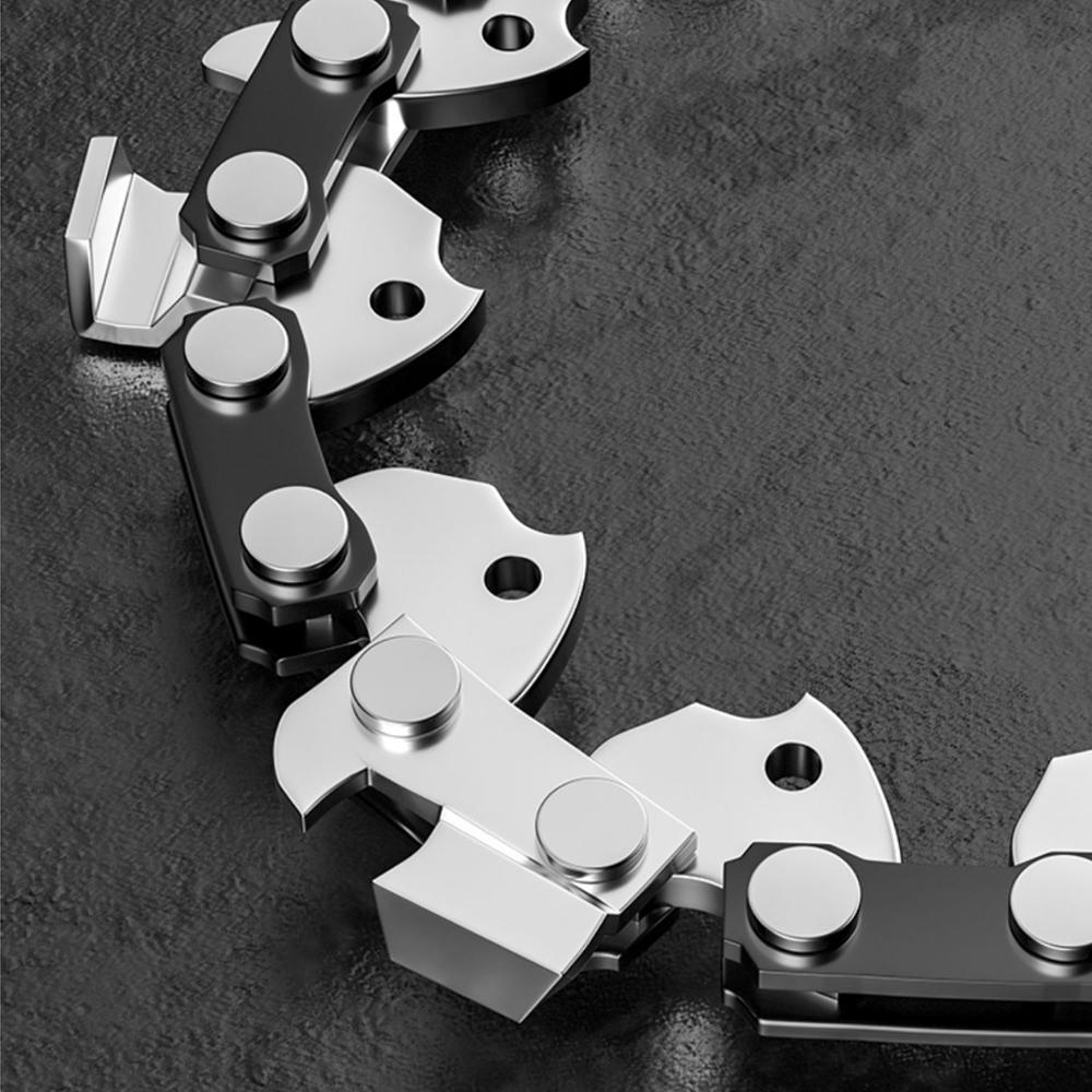 4 Inch Saw Blade Chainsaw Chains and Guide Bar Mini Steel Chains Electric Saw Blade Tool Saw Accessory Replacement Wood Cutting