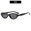 European and American fashion new irregular cat eye sunglasses advanced sense UV protection sunglasses personalized trend glasses women