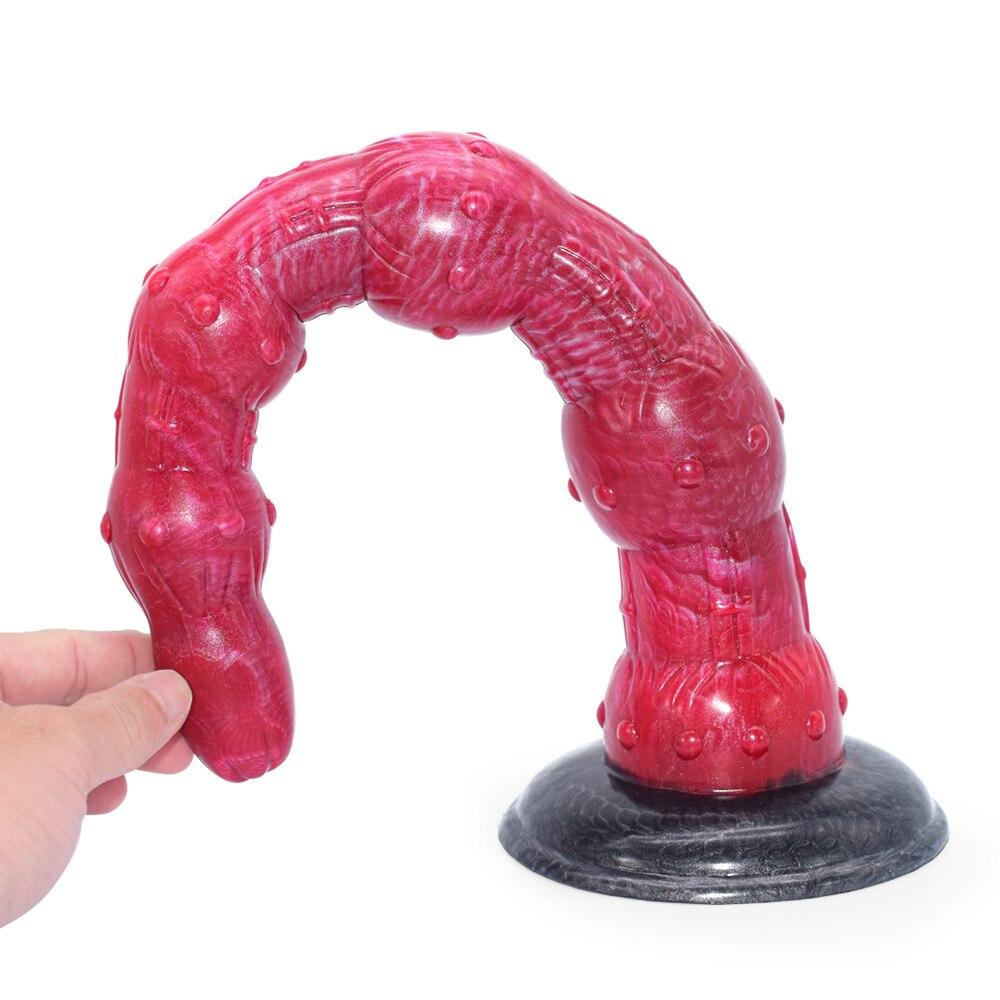 36.8cm Huge Dildo for Anal Plug Suction Strapon Soft XXL Dildo Women Sex Toys for  Slave Fisting BDSM Dildos Big Dick