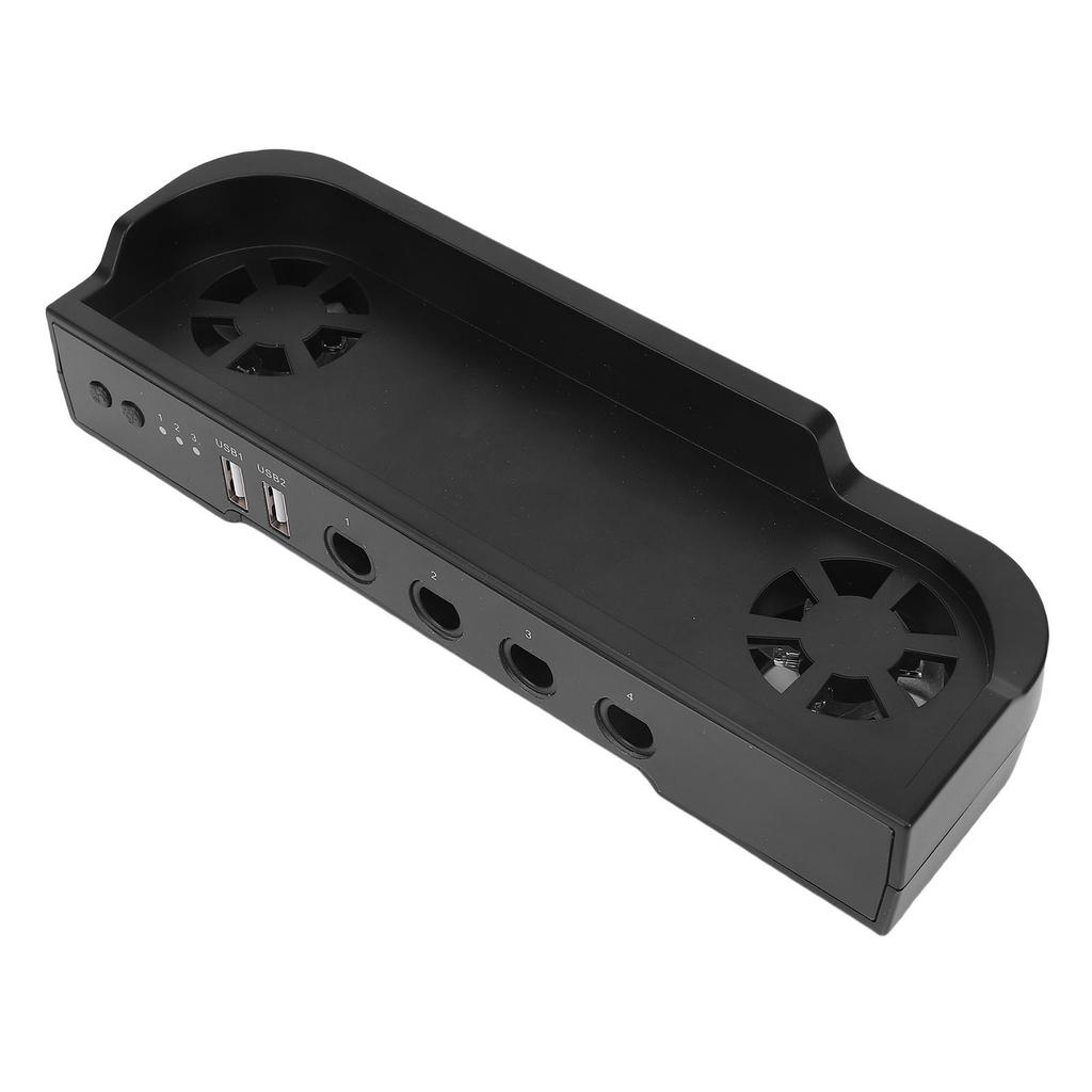 Cooling Base Fit for Switch 2 Console Dual Fan Cooling Dock Station with 2 USB HUB Ports 3 Adjustable Speeds RGB Light