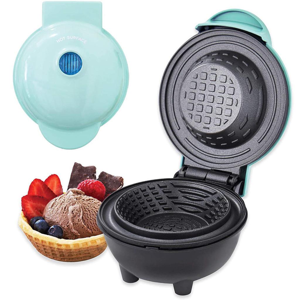 350W 110/220V Household Nonstick Ice Cream Bowls Maker Egg Tart Machine Mini Breakfast Waffle Bowls Machine