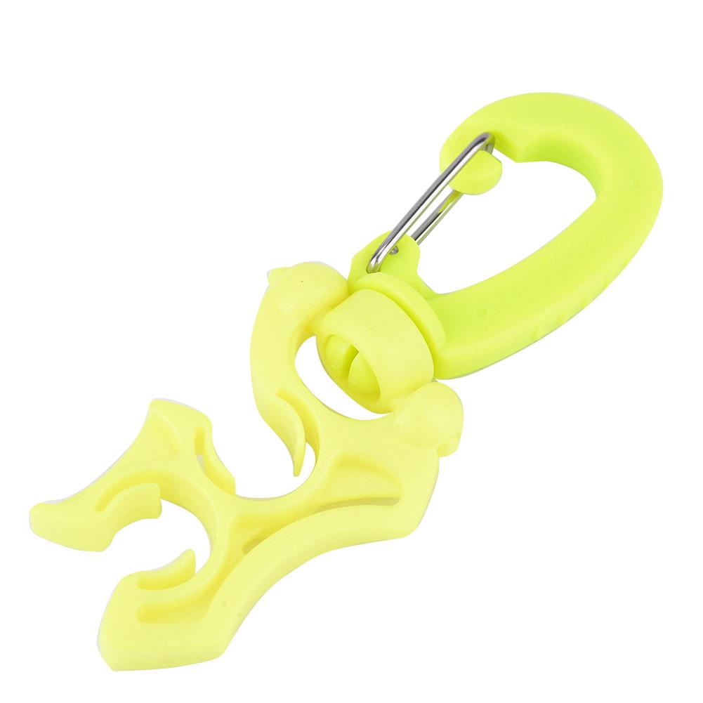 Scuba Diving Double BCD Hose Holder Clip Regulator Retainer Buckle Hook for Dive Snorkeling