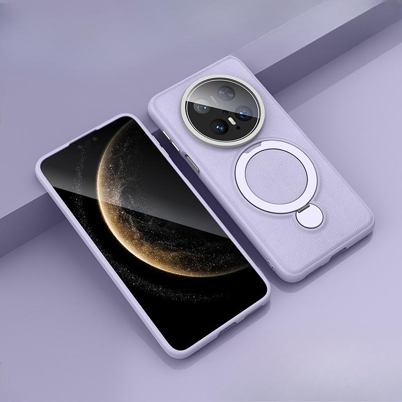 

Подходит для чехла для телефона Huawei Mate70pro, магнитной подставки Mate60, всестороннего противоударного кожаного чехла 70rs Huawei Mate 60