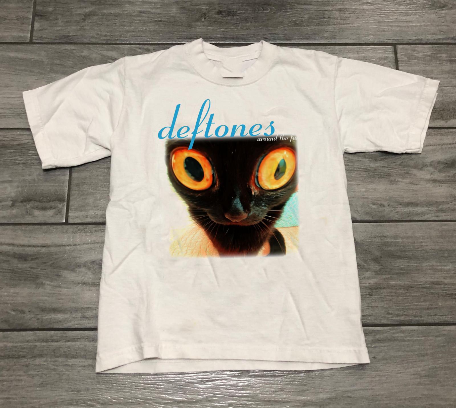 Around Und The Fur Cat Deftones Music gift fans Unisex S-234XL white shirt A513 L
