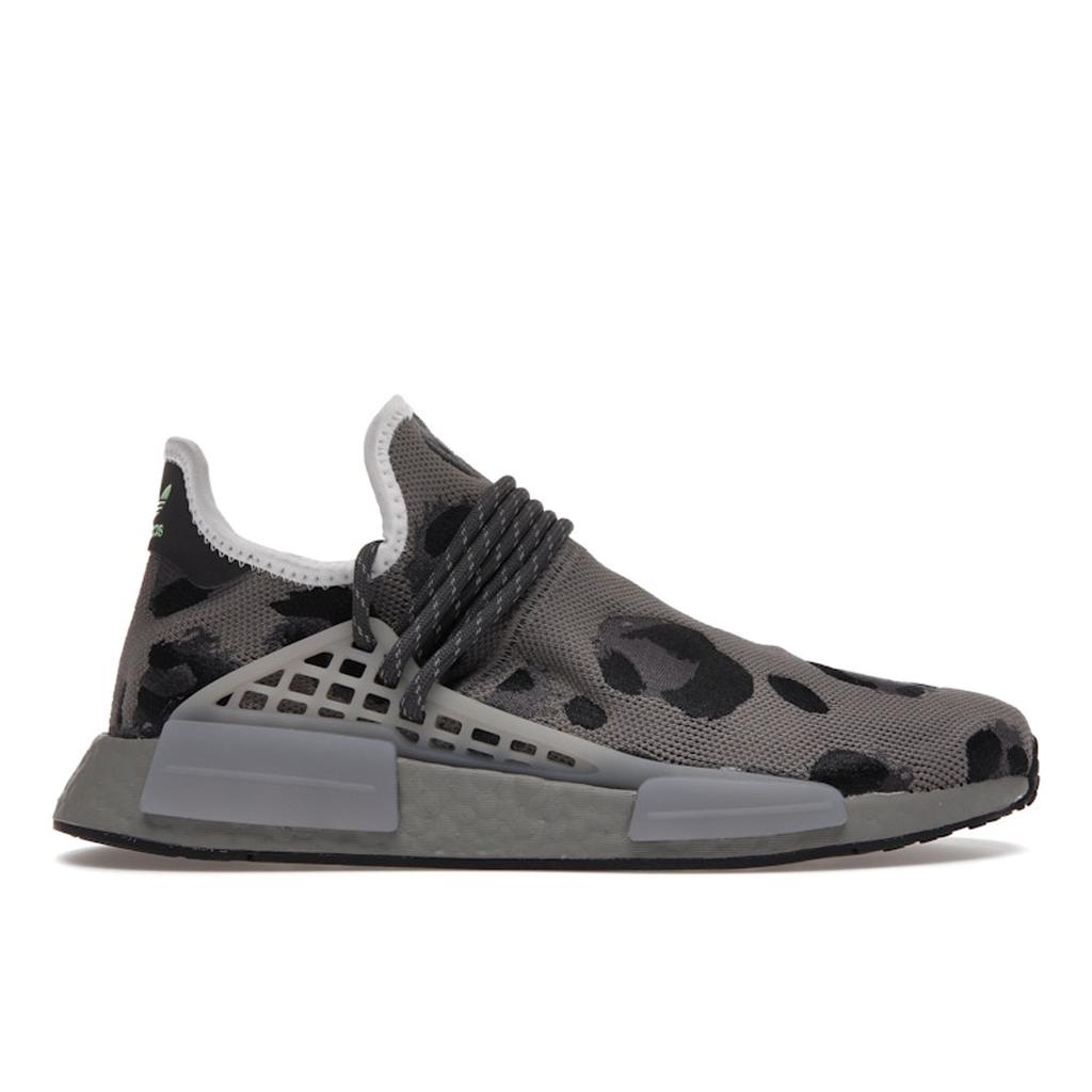 Pharrell X Adidas NMD Human Race Animal Print - Ash Unisex Sneakers Grey Mgh-Solid-Grey Core-Black ID1531