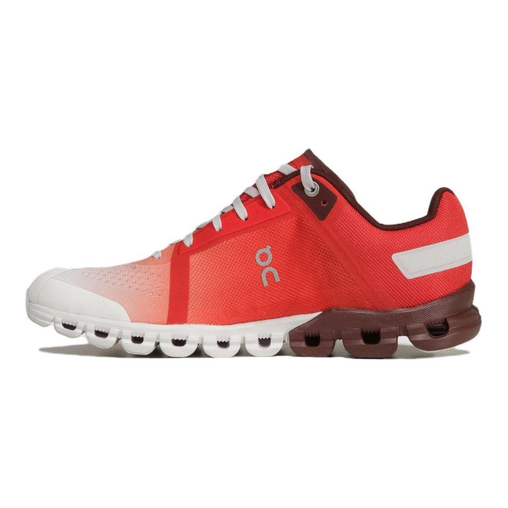 On Cloudflow Comfortable Cushioning, Wear Resistant Low Top Running Shoes Women's Red White 3599232