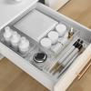 Drawer Divider Storage Box Clear Bathroom And Vanity Drawer Organizer Tray Drawer Storage Bin for Makeup Brushes Lipstick Cosmetics Kitchen Utensils