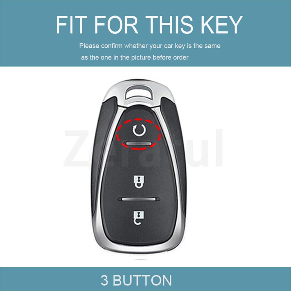 Tpu 3 Buttons Car Key Case Cover Smart Key Shell For Chevrolet Chevy Malibu Camaro Cruze Traverse Spark Equinox Sonic Volt Bolt