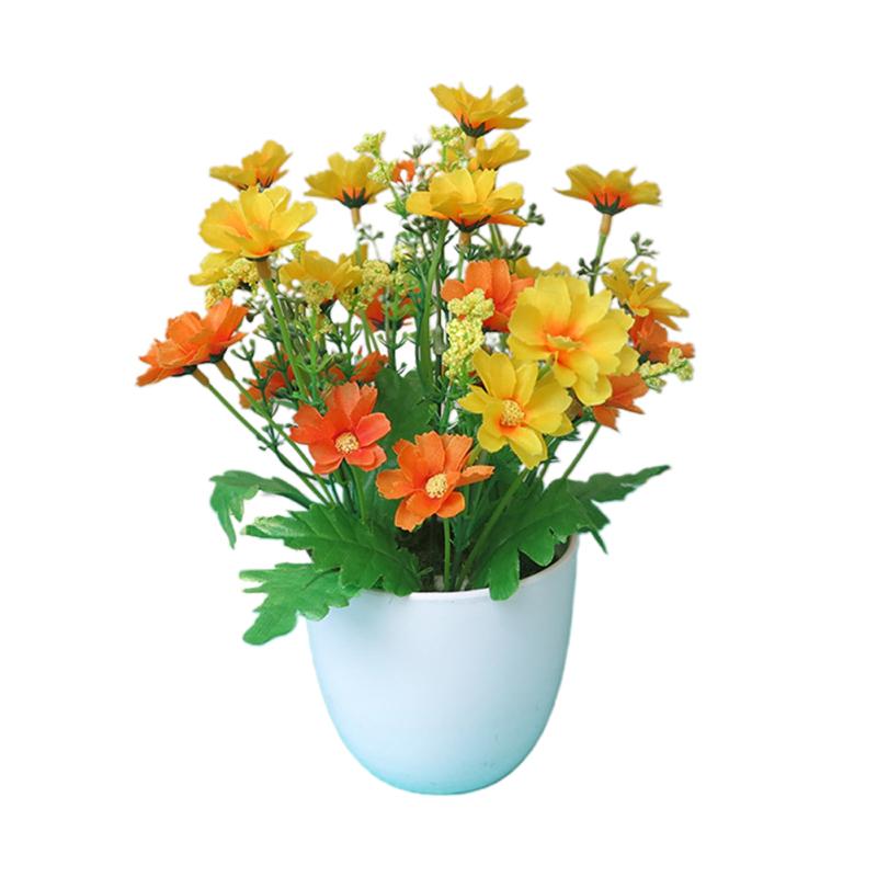 CUCU Simulieren Sie Blumentopf-Tisch-Bonsai für die Esstischdekoration zu Hause