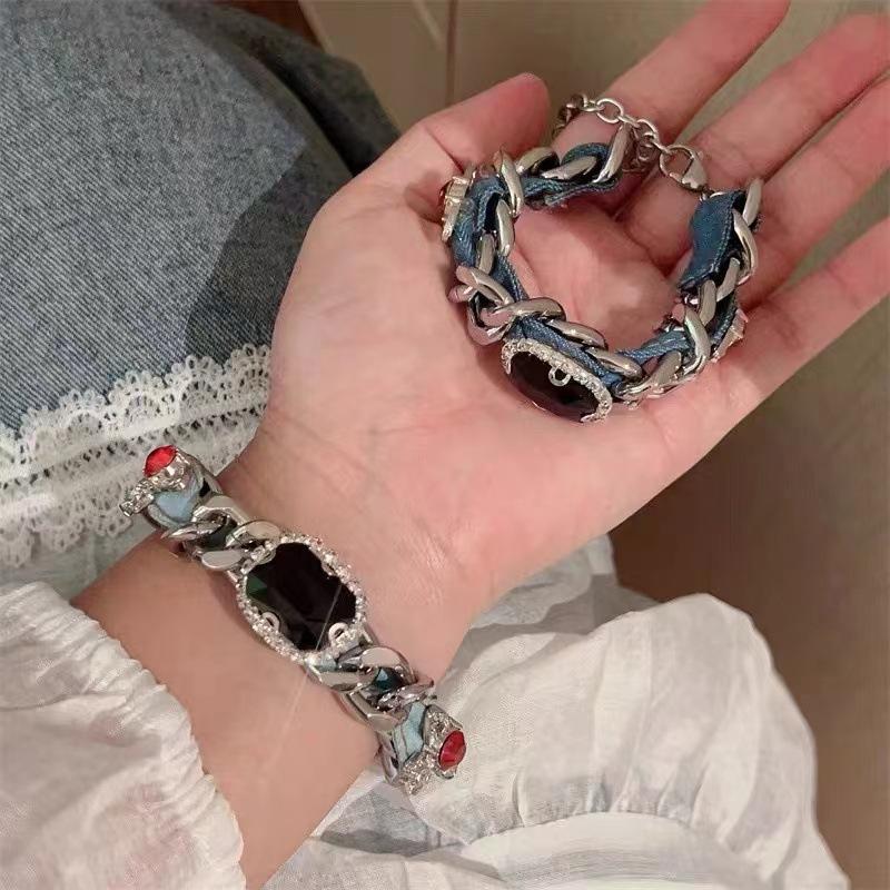 Dazzling Rhinestone Cross Bracelet For Women With Elegant Design And Quality High