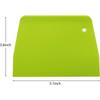 Durable Practical Pastry Dough Scrapers Green White Bowl Scraper  for Versatile Kitchen Use