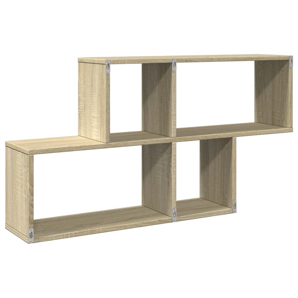 1 Kreatives Wandregal Zur Aufbewahrung Und Präsentation, Geeignet Zur Präsentation Von Büchern, Pflanzen Oder Dekorationen, 100x20x53 Cm.