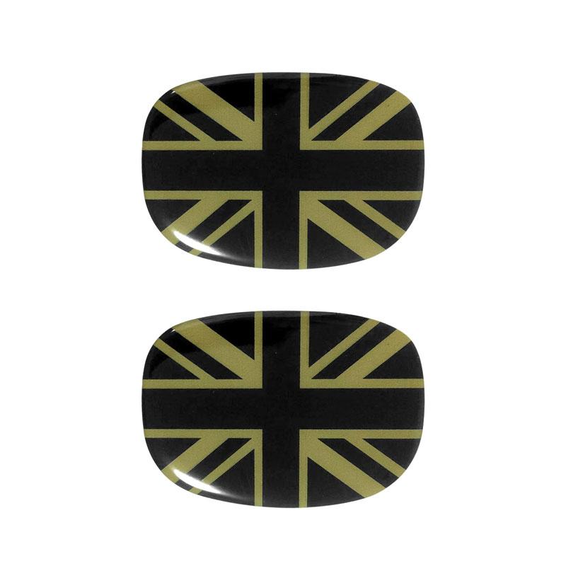 Union Jack Rukojeť opěradla sedadla 3D nálepka Epoxidová dekorativní nálepka Ochranná fólie pro Cooper One F56 Příslušenství