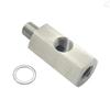 1/8NPT for M10X1 with Side Hole Car Fuel Pressure Sensor Tee Adapter Feed Line Gauge T Port Fitting -Male Female