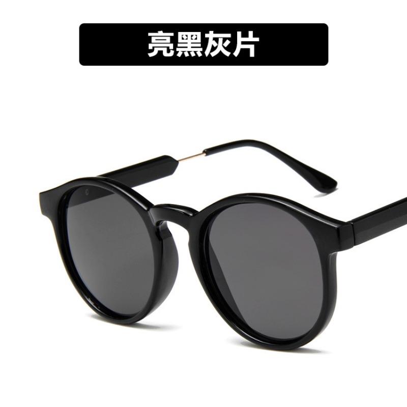 Retro Round Sunglasses UV400 Unisex Transparent Lens Fashion Brand Design for Men and Women