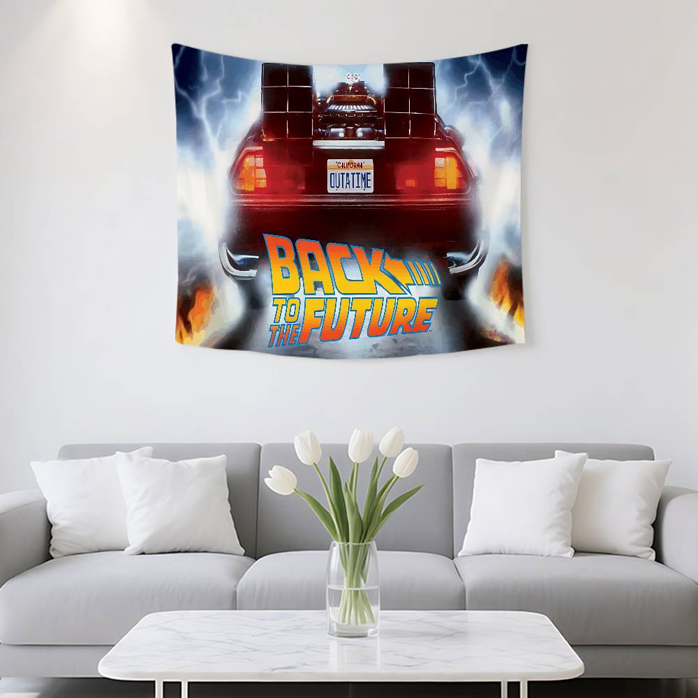 BBack To The Future Tapestry Customizable Tapestries Of Various Styleswall Hangings Celebrity Photo Printingwall Hangings