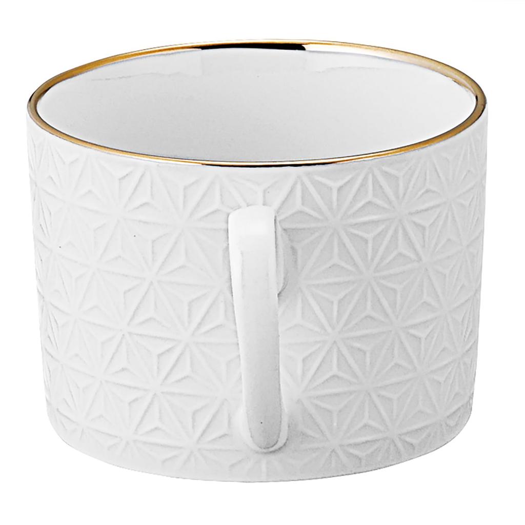 yamakaXODA POTTERY Auspicious Zipangu Pair of Cups and Cup Diameter x Height 6cm Saucer Diameter 16cm x Height Set of Gold and Auspicious Mino Plates,