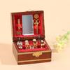 1pc Model Dollhouse Miniatures Mini Jewelry Box Children Diy Doll Perfect Gift For Kids Safe For Children Fun Play Toy