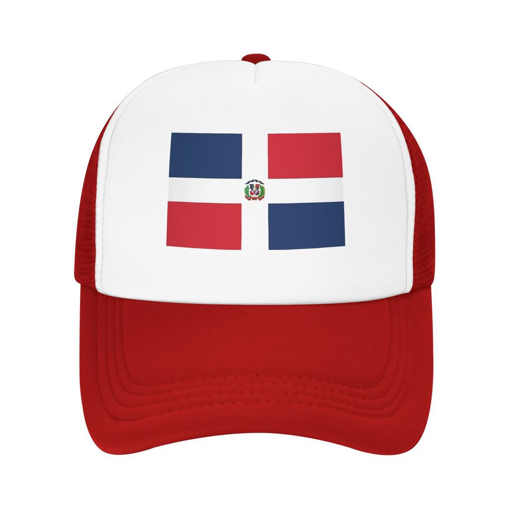 Unisex Women Dominican Republic  Flag Trucker Caps Baseball Cap Snapback Caps  Dad Hat Trucker Hat Adjustable Fishing Hat Summer
