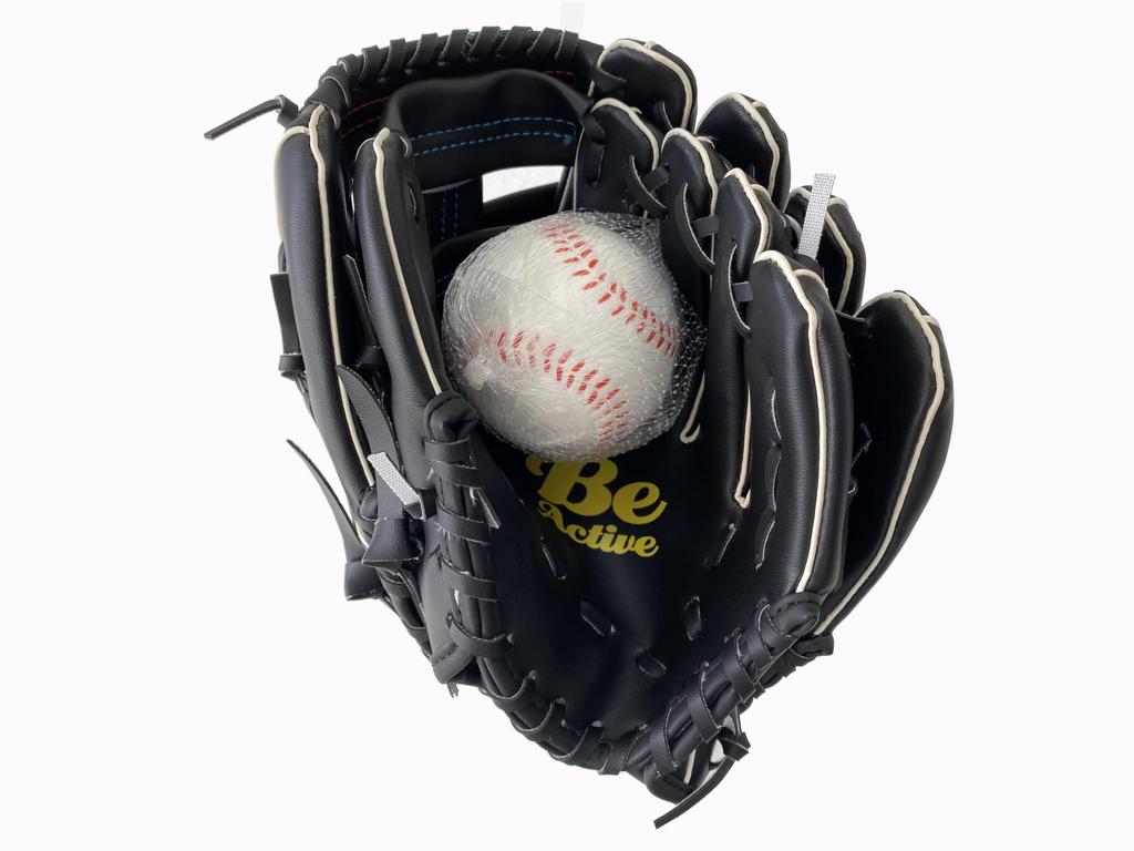 Parent-Child Catch Glove Set, Right-Handed Thrower, with Ball, Adult Size 10.5 inches, Child Size 9 inches (6523)