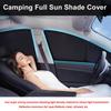 AABLU1 Car Sunshade for Tesla Model Y Juniper 2026 2025 2024 Sun Shade Cover Privacy Rear Window Shades Windowshield Protect Cover Set