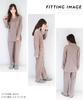 ON NISHIKI Long Sleeve Smooth Top and Bottom with Perfect for Spring and Autumn Loungewear Size Women's Pajamas, 100% Cotton, Material, Skin-Friendly,