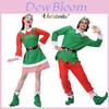 Christmas Elf Adult Cosplay Costume Couple Outfits