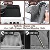 Espresso Machine Tamping Mat Accessories Compatible with Breville 870/880, Espresso Tamper Mat and Microfiber Cloths, Food Grade Silicone and Barista