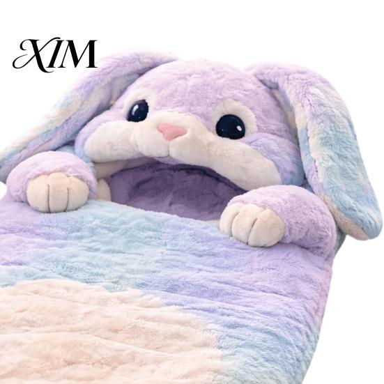 Weicher Schlafsack Plüschhase Umschlag für Kinder, Winter Hase Schlafsack, Flauschiger Sack Kleinkinder Jungen Mädchen
