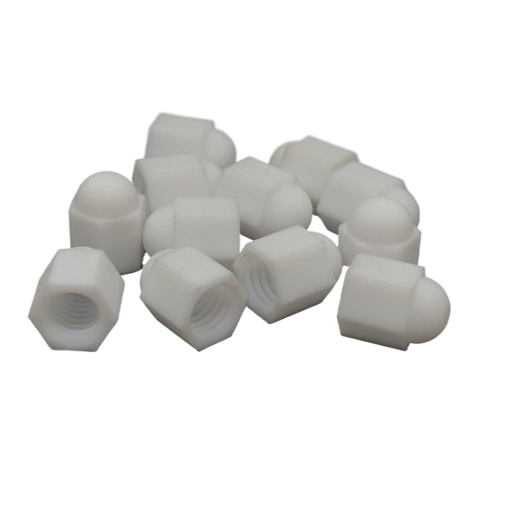 M3/4/5/6/8/10-30 Metric Female PTFE Screw Cap Nut End